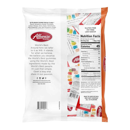 Albanese World's Best Spellbinding Gummi Bear Cubs Bulk Bags – Gluten Free Fat Free Trick or Treat Handouts for Children