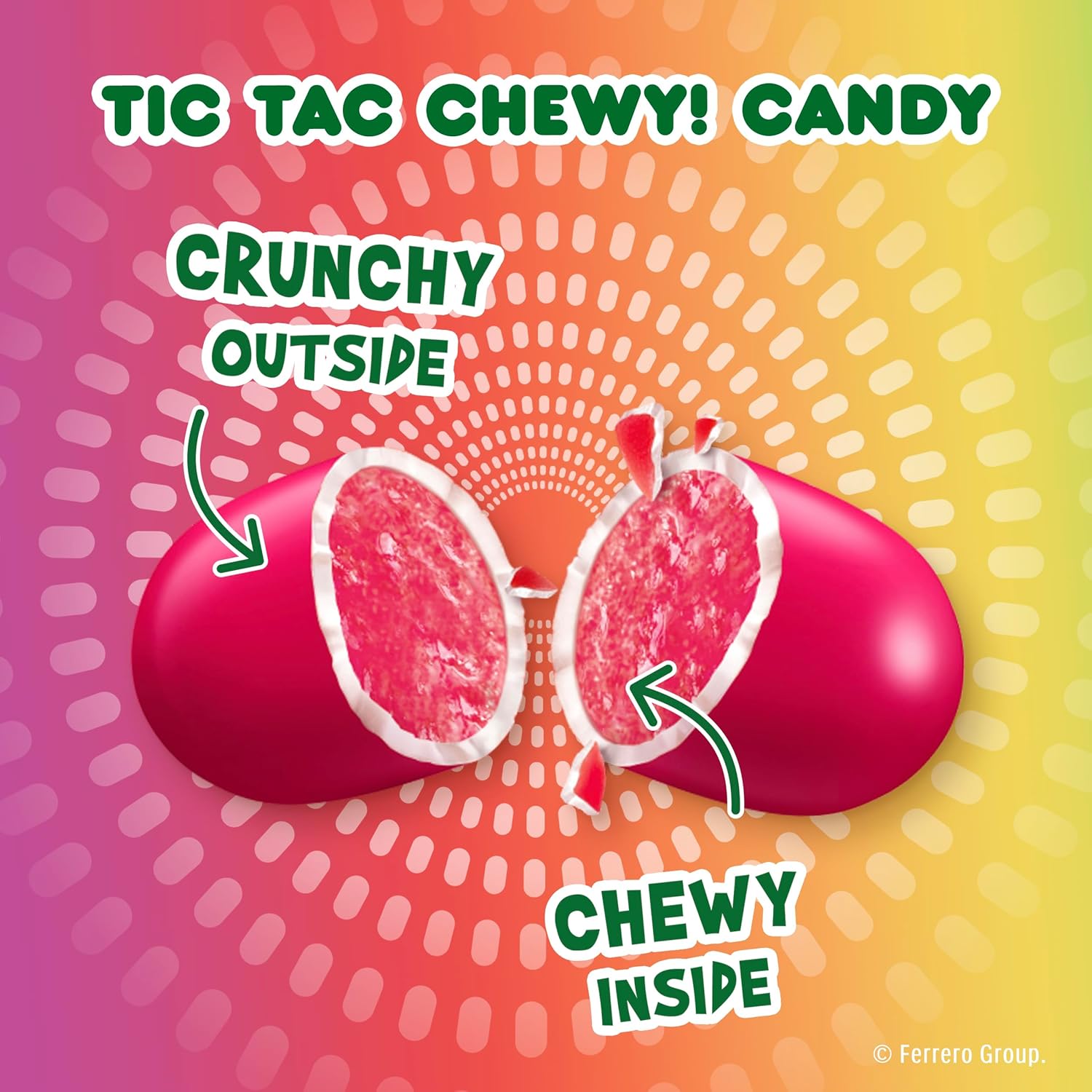 Tic Tac Chewy! Fruit Adventure Candy – Stocking Stuffer and Party Favor Pack for Kids and Teens, 7 oz