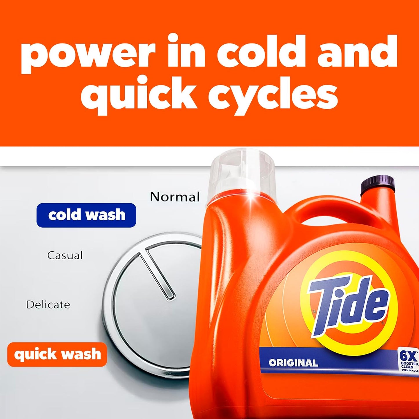 Tide Original Scent Liquid Laundry Detergent 158 fl oz – Family-Safe Laundry Soap for Nursery and Playroom Wash Loads, 126 Loads
