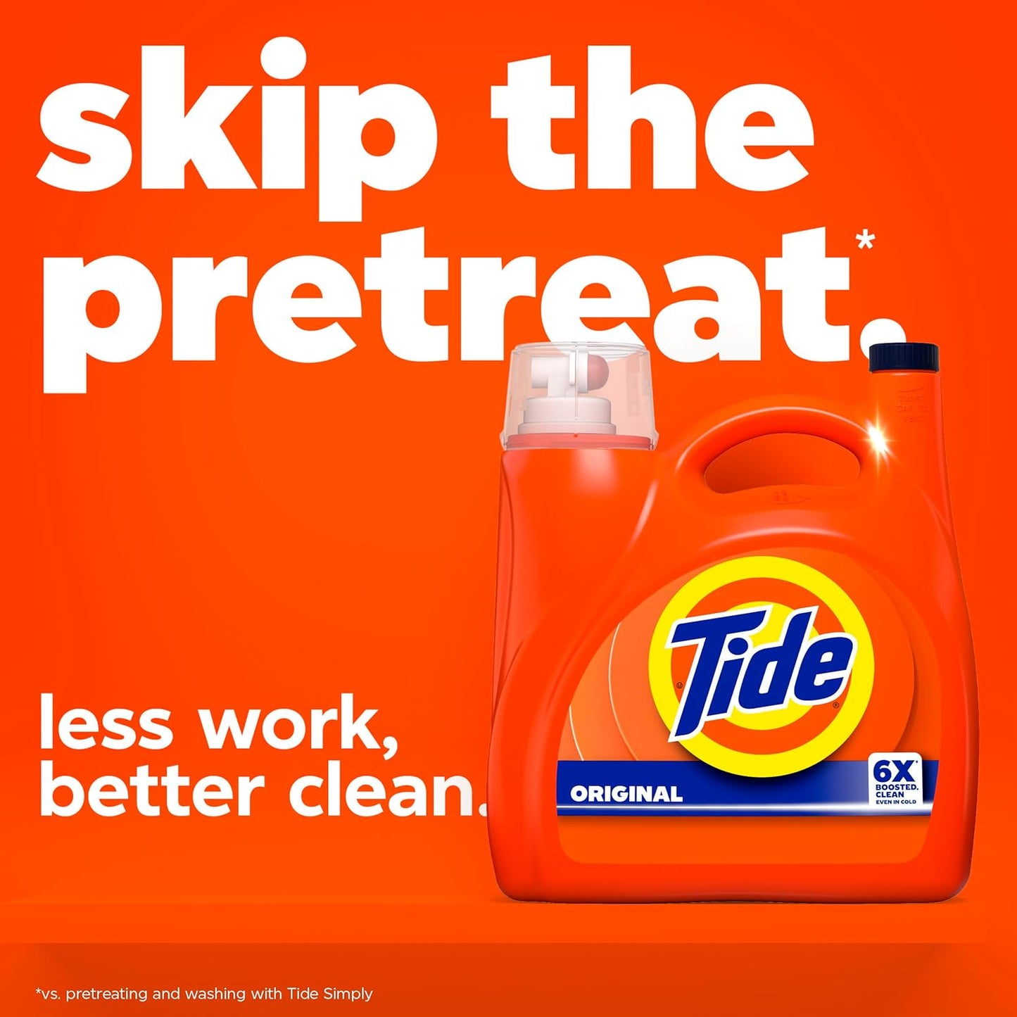 Tide Original Scent Liquid Laundry Detergent 158 fl oz – Family-Safe Laundry Soap for Nursery and Playroom Wash Loads, 126 Loads