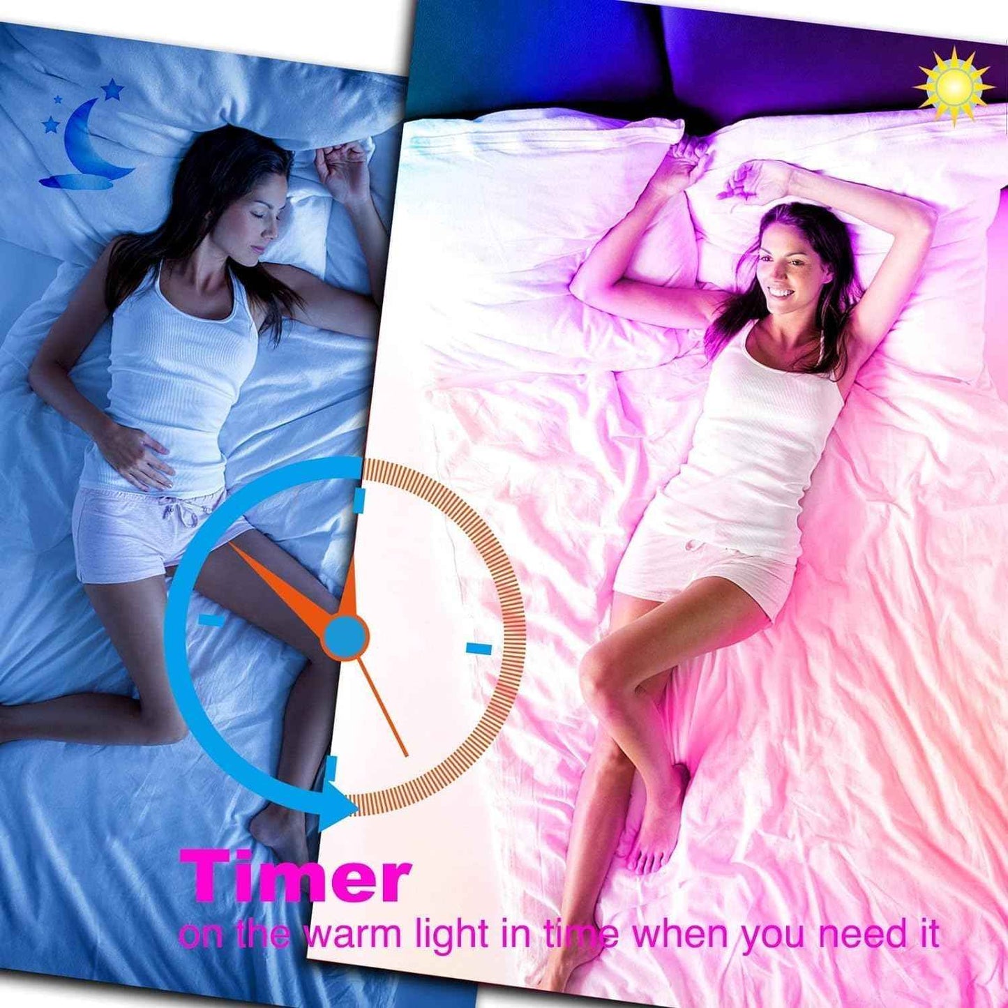 dalattin Kids LED Lights for Bedroom and Playroom, RGB Strip Lights with Remote and App Control, Easy Install No Tools Room Decor for Girls and Boys