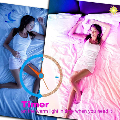 dalattin Kids LED Lights for Bedroom and Playroom, RGB Strip Lights with Remote and App Control, Easy Install No Tools Room Decor for Girls and Boys