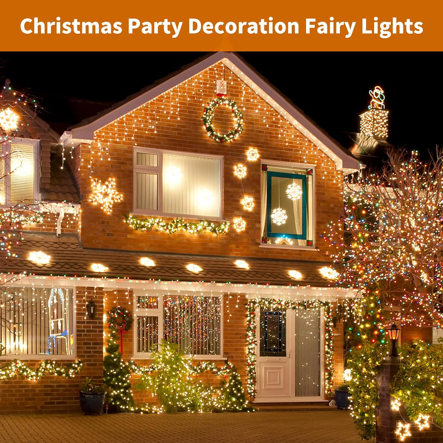 TingMiao Battery Operated Fairy Lights – Flameless Bedroom Lighting, Cool Touch 7.2 ft LED String for Sleep