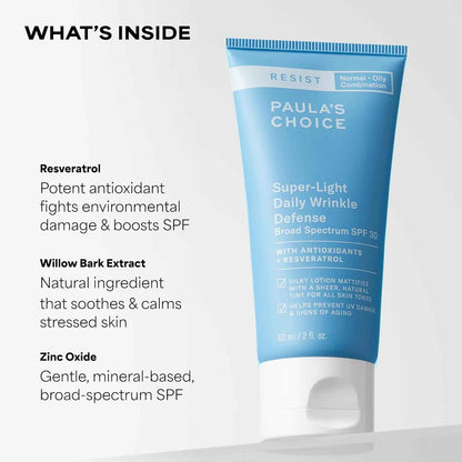 Paula's Choice RESIST SPF 30 Tinted Sunscreen – Antioxidant-Rich Daily Moisturizer for a Mindful Morning Ritual