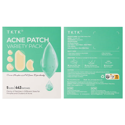 TKTK Hydrocolloid Acne Stickers – Allergy-Friendly Blemish Treatment Safe for Reactive Skin