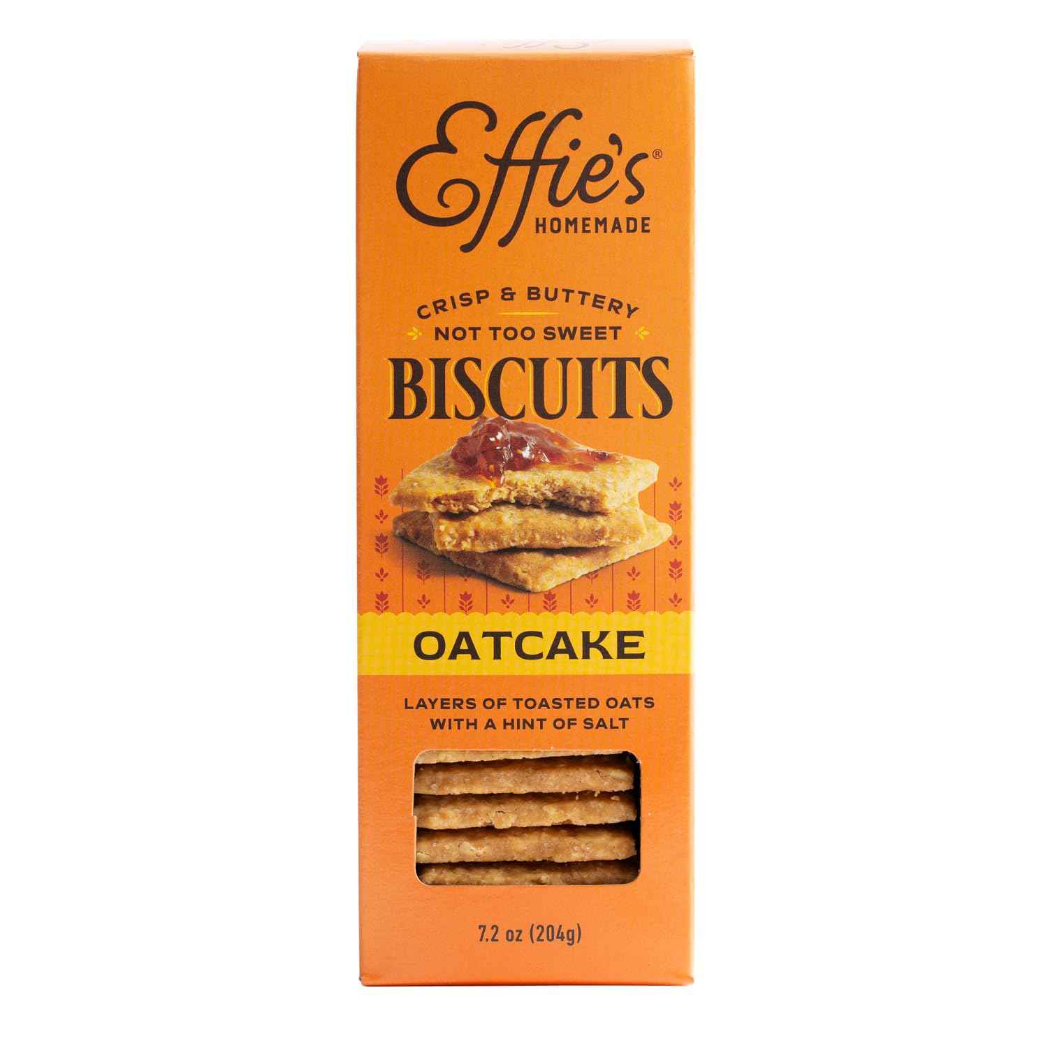 Effie's Homemade Biscuits - Oatcakes - Heirloom Recipe Cracker for High-End Charcuterie Pairings
