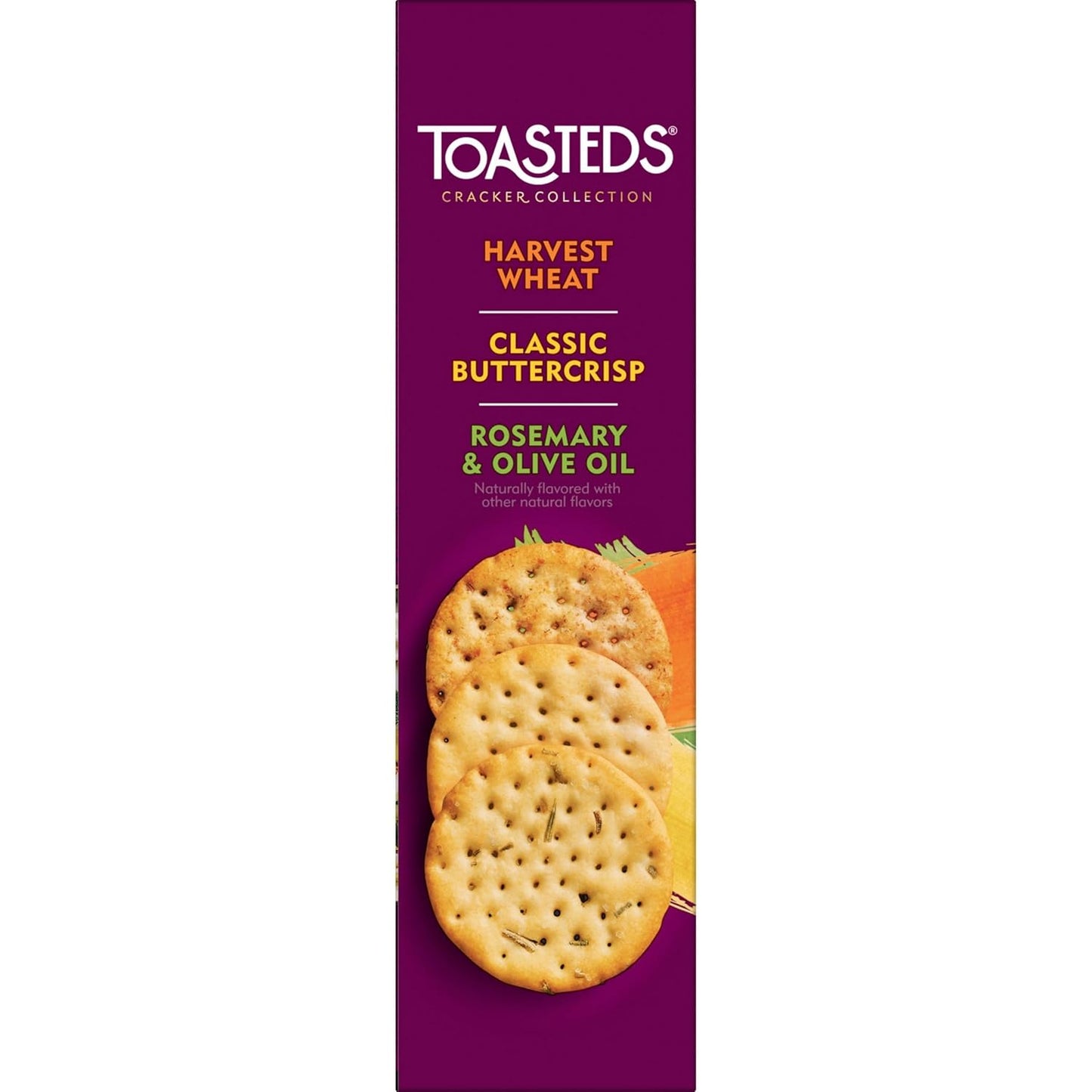 Toasteds Crackers Variety Pack – Lunchbox Snack for Kids Who Want Variety, 12oz Box