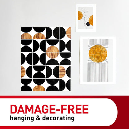 tool-free application with simple peel-and-stick mounting