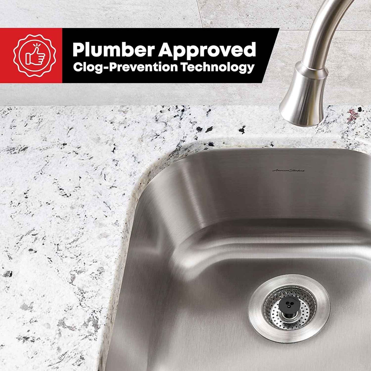 Kitchen SinkShroom Stainless Steel Sink Strainer for Modern Minimalist Kitchens, Clog-Free Design