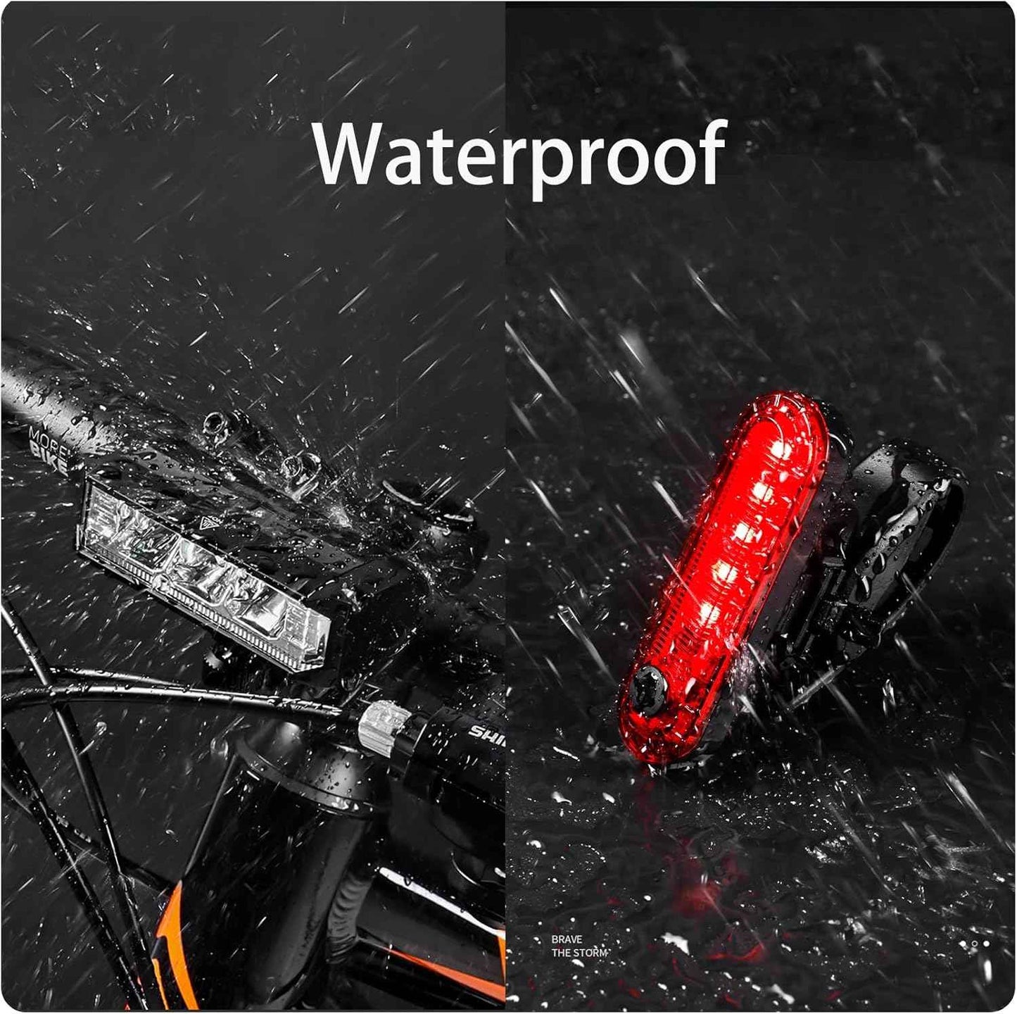 Luminoak Bike Light Set – Family Cycling Safety Light for Kids Bikes, Strollers, and Neighborhood School Commute Routes