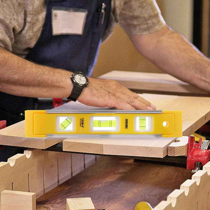 DOWELL Pocket Box Level Magnetic – Straight Lines for Gallery Walls, Hallways, and Bedside Art