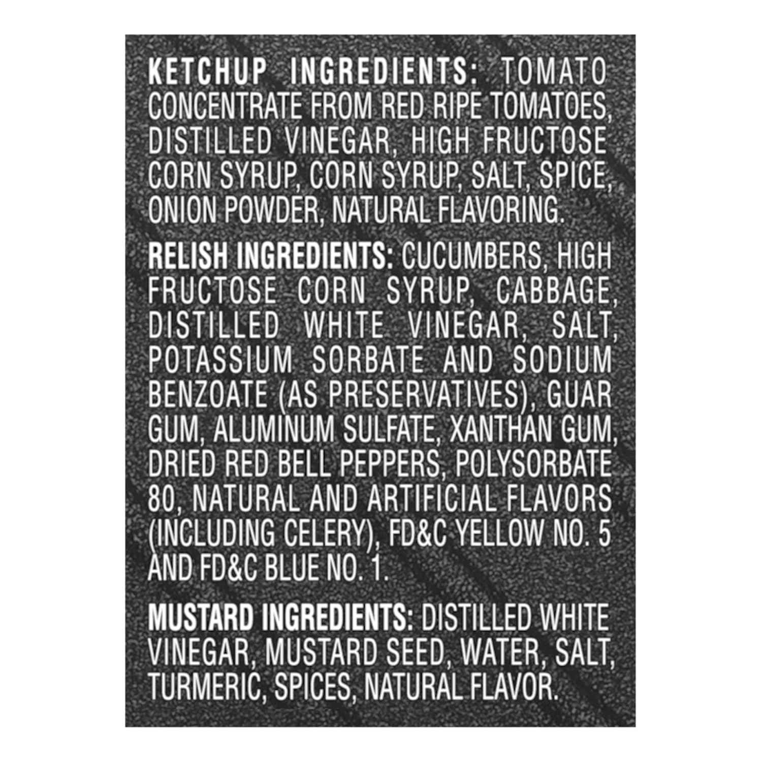 Heinz Tomato Ketchup, Sweet Relish & Yellow Mustard Grill Pack – Portable Condiment Trio for Camping and Picnics