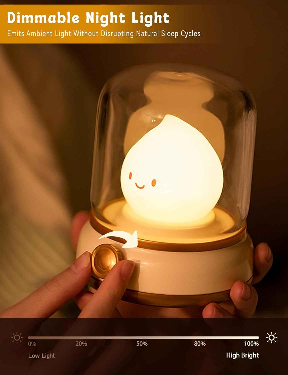 Vintage Style Kerosene Lamp – Thoughtful Housewarming and Holiday Gift for Mom and Teen Girls, Warm Amber LED Glow