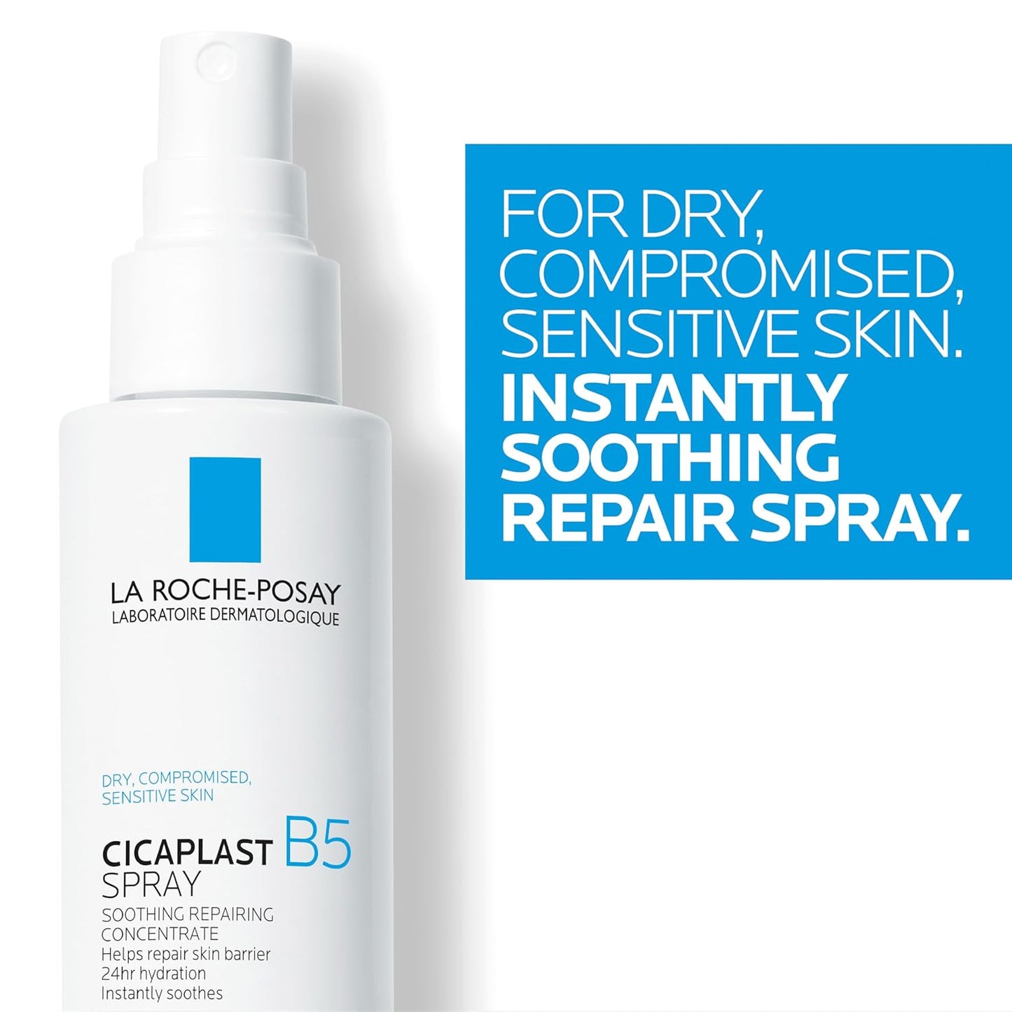 touch-free spray delivery system suitable for sensitive or post-procedure skin