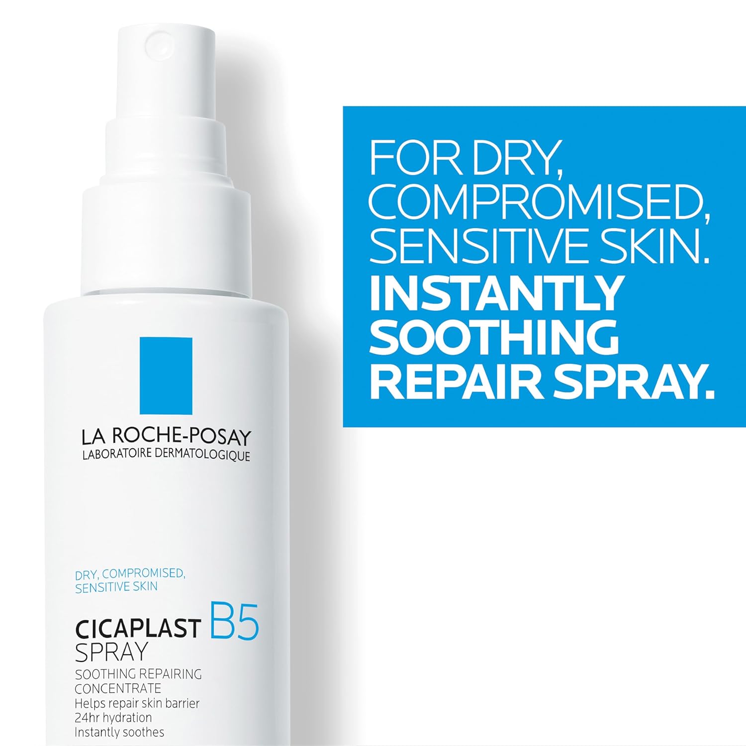 touch-free spray delivery system suitable for sensitive or post-procedure skin