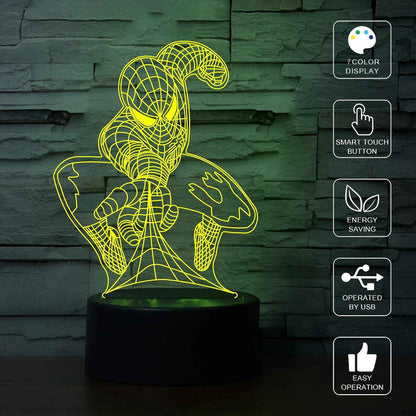 AuroraGlow 3D Flameless Night Light – Cool to Touch LED Lamp Safe for Kids and Pets, No Fire Risk Bedroom Light