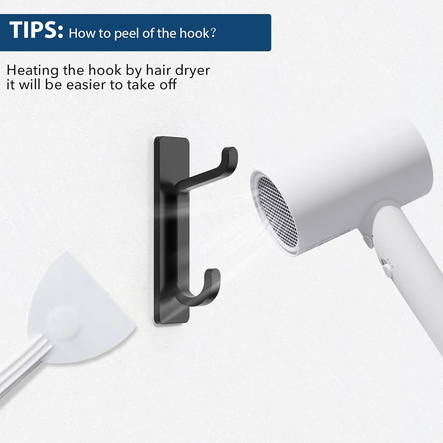 Towlz Adhesive Wall Hooks as Housewarming Gift for New Homeowners, 4-Pack in Five Finish Options