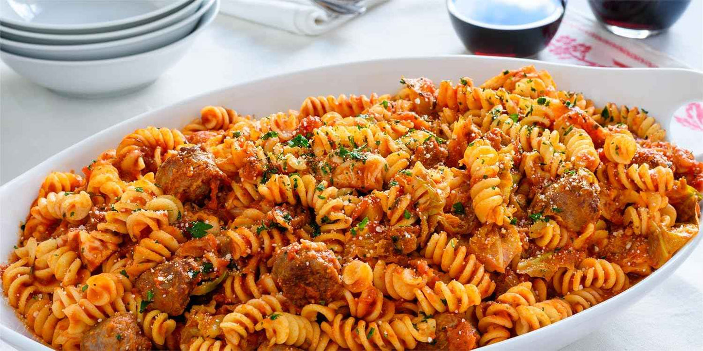 Rao's Homemade Fusilli Pasta – Just Semolina and Water, 16 oz Clean Label Pantry Essential for Simple Cooking