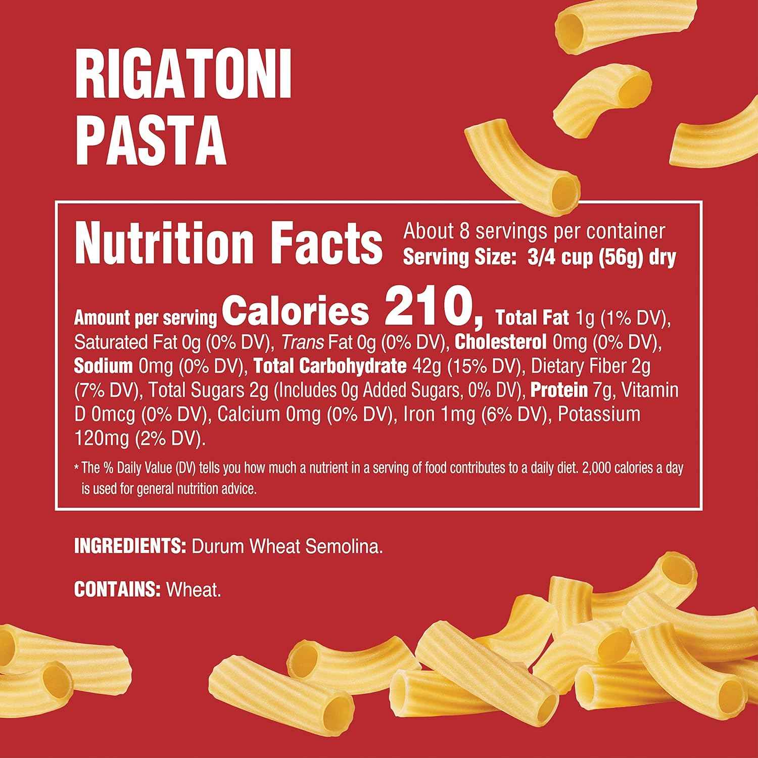 Rao's Homemade Rigatoni Pasta – Two-Ingredient Clean Label Pasta for the Intentional Kitchen