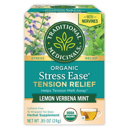 Traditional Medicinals Organic Lemon Balm Tea – Midday Calm Break for the Home Office and Remote Workstation