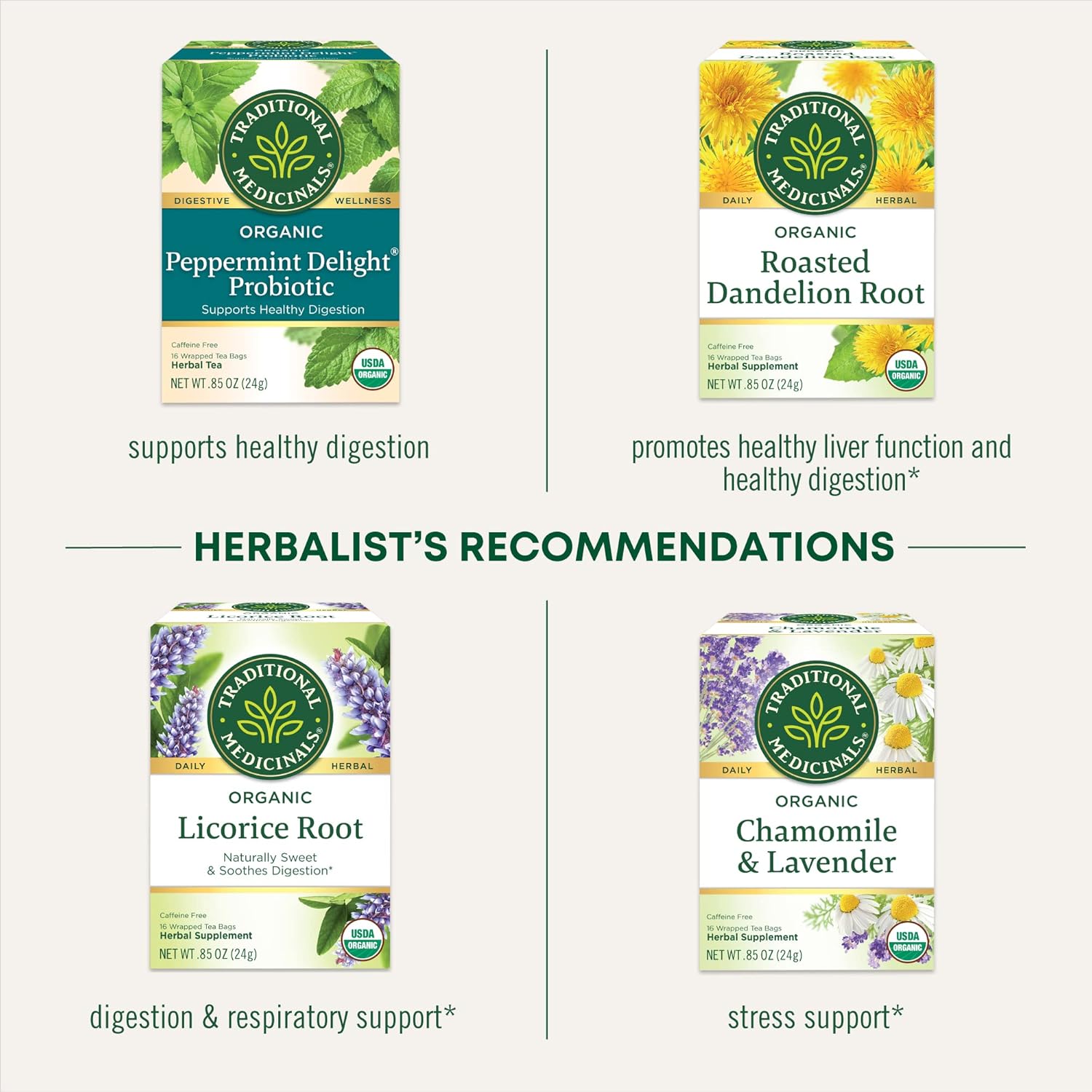 Traditional Medicinals Smooth Move – Simple One-Ingredient-Forward Herbal Tea for Clutter-Free Pantries