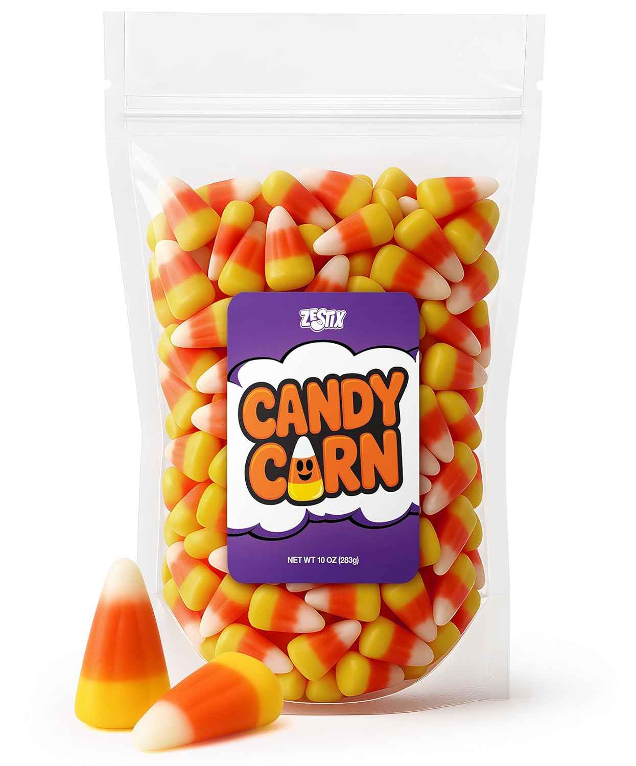Zestix Candy Corn – Soft Chewy Halloween Candy for Kids' Party Bowls, Classroom Treats, and Costume Night
