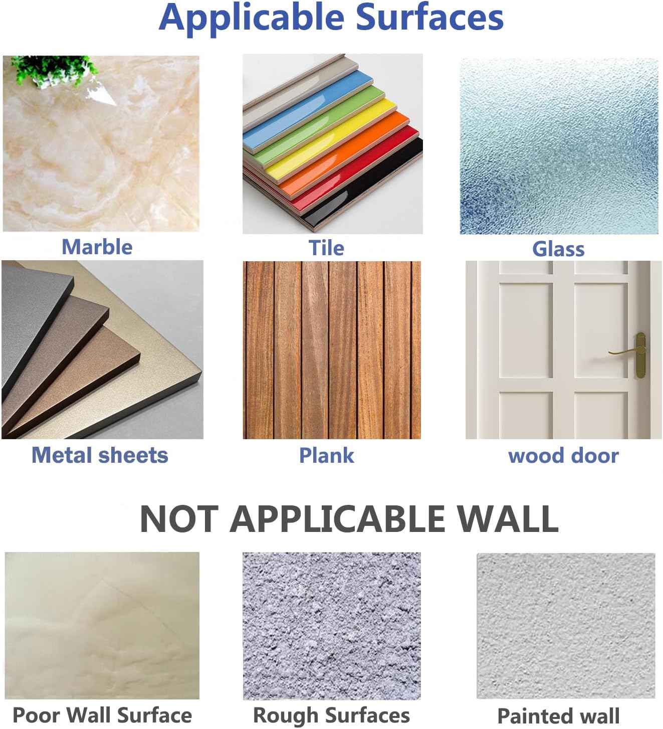 JINSHUNFA Adhesive Wall Hooks – Workspace Hook for Home Office and Study Room, No Drill