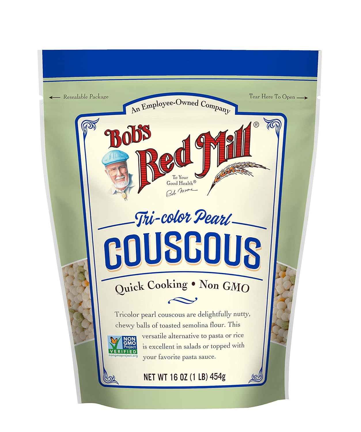 Bob's Red Mill Tri-Color Pearl Couscous – Artisan Pantry Gift for Mediterranean Cuisine Lovers