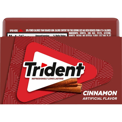 Trident Spearmint Chewing Gum – Post-Meal Wellness Habit for Fresh Breath and Saliva Stimulation