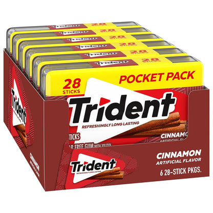 Trident Spearmint Chewing Gum – Post-Meal Wellness Habit for Fresh Breath and Saliva Stimulation
