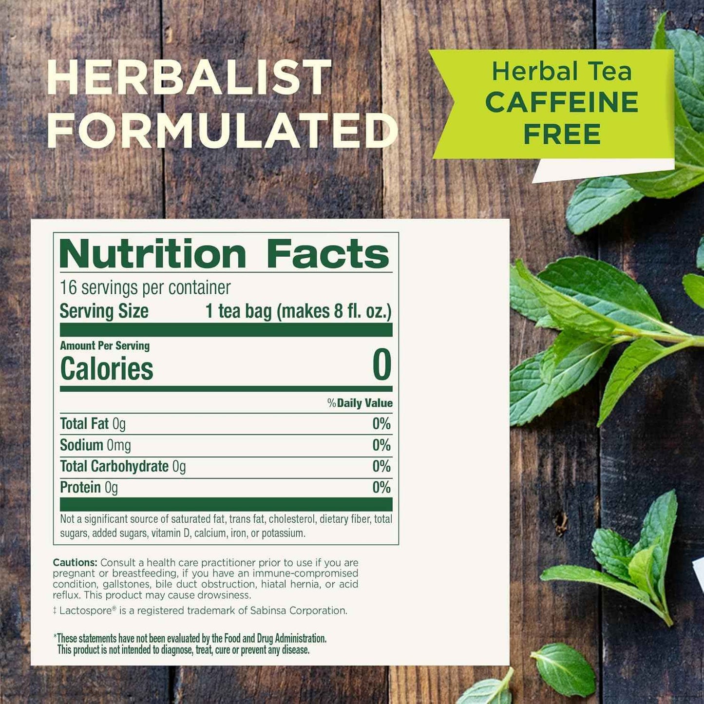 Traditional Medicinals Organic Triple Mint Tea – Gentle Family-Friendly Herbal Brew for Kids' Snack Time