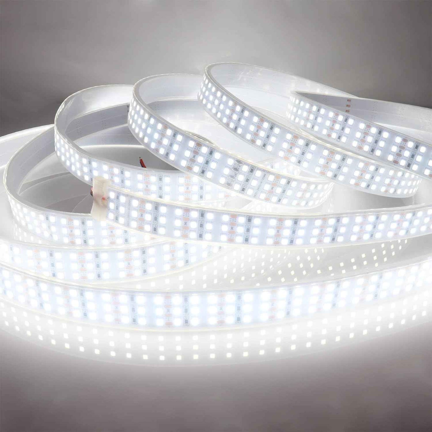 Muzata Triple Row LED Strip – 16.4ft 12V Cuttable Tape for DIY Under-Cabinet and Accent Projects