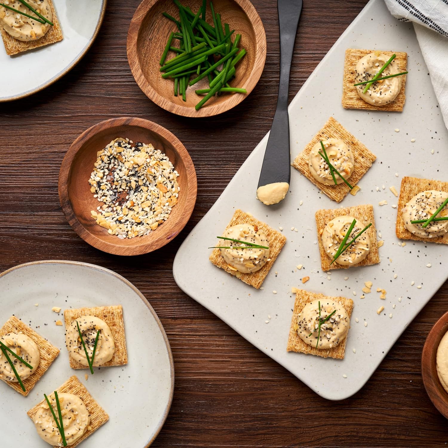 Triscuit Cracked Pepper & Olive Oil Crackers – Family Size Box for Charcuterie Board Hosting