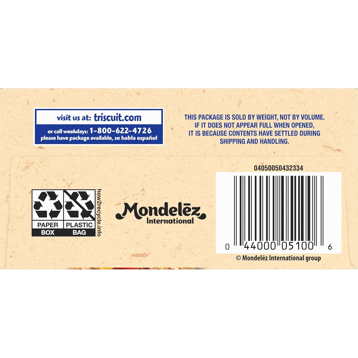 Triscuit Hint of Sea Salt Whole Grain Crackers – Portable Whole Wheat Cracker for Picnic and Patio Spreads