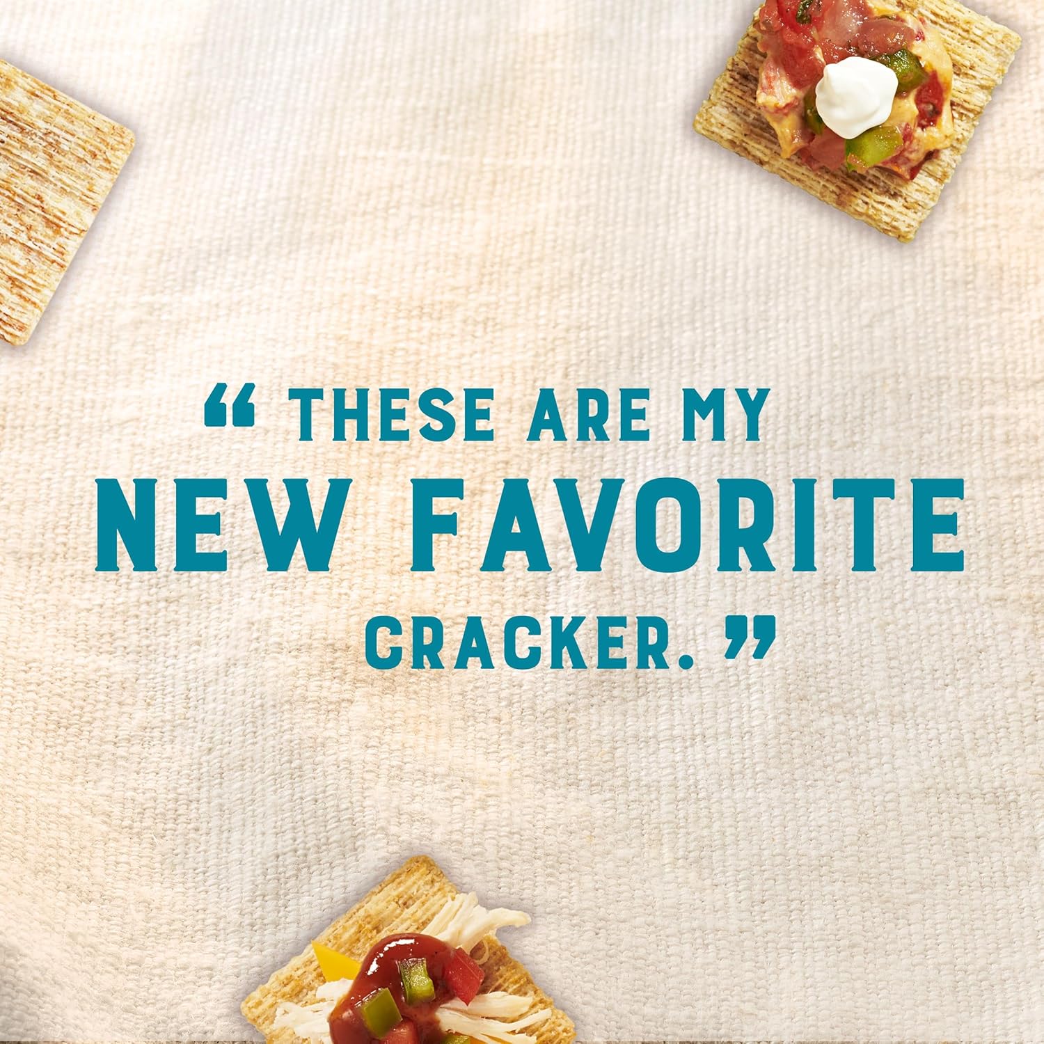 Triscuit Hint of Sea Salt Whole Grain Crackers – Portable Whole Wheat Cracker for Picnic and Patio Spreads