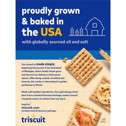 Triscuit Original Party Size Crackers – Durable Crunch for Patio Charcuterie Boards