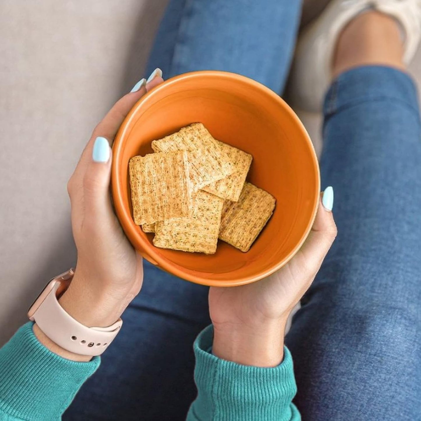Triscuit Original Party Size Crackers – Durable Crunch for Patio Charcuterie Boards
