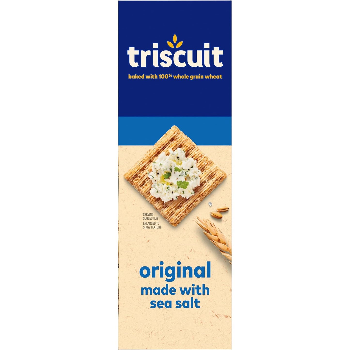 Triscuit Original Whole Grain Wheat Crackers – Durable Whole Grain Cracker for Picnics and Patio Gatherings