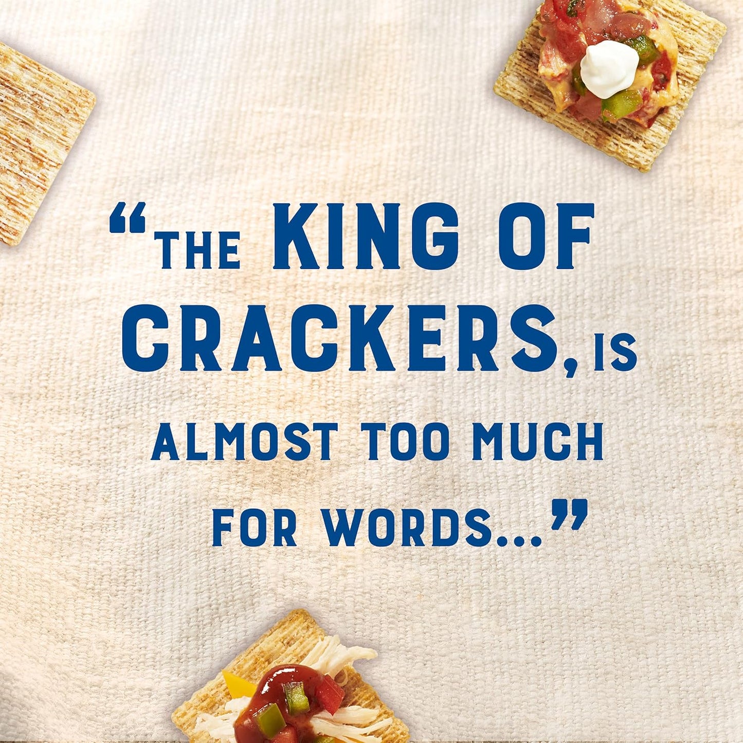 Triscuit Original Whole Grain Wheat Crackers – Durable Whole Grain Cracker for Picnics and Patio Gatherings