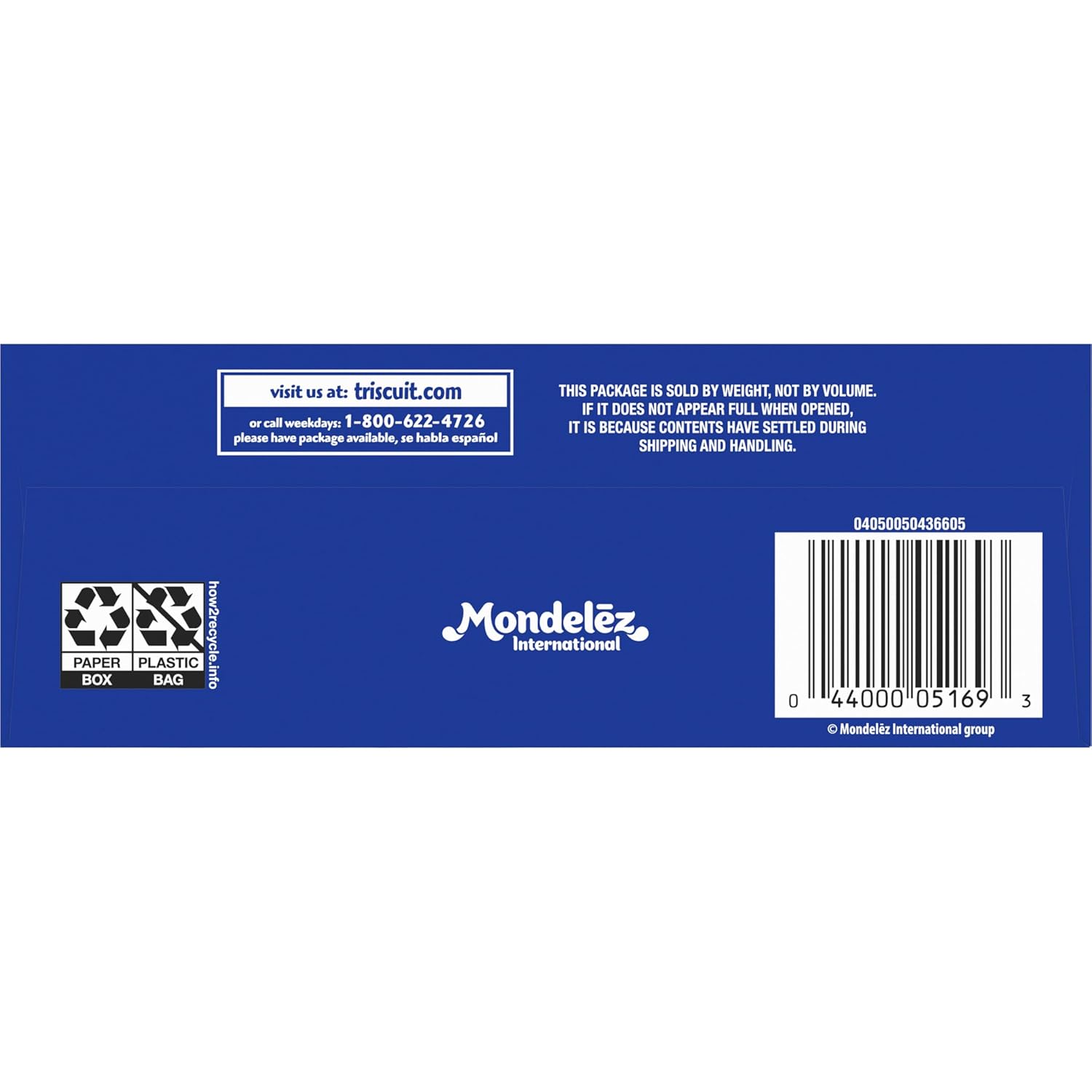 Triscuit Original Whole Grain Wheat Crackers – Portable Whole Wheat Crackers for Picnics and Backyard Gatherings, 12.5 oz