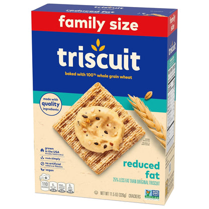 Triscuit Reduced Fat Crackers – Three-Ingredient Pantry Essential for Intentional Minimalist Kitchens