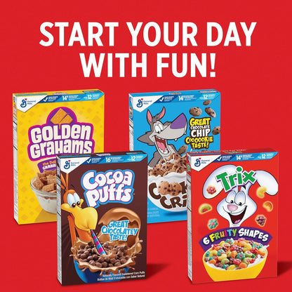 Trix Fruity Cereal – Portable On-the-Go Snack for Family Outings and Road Trips