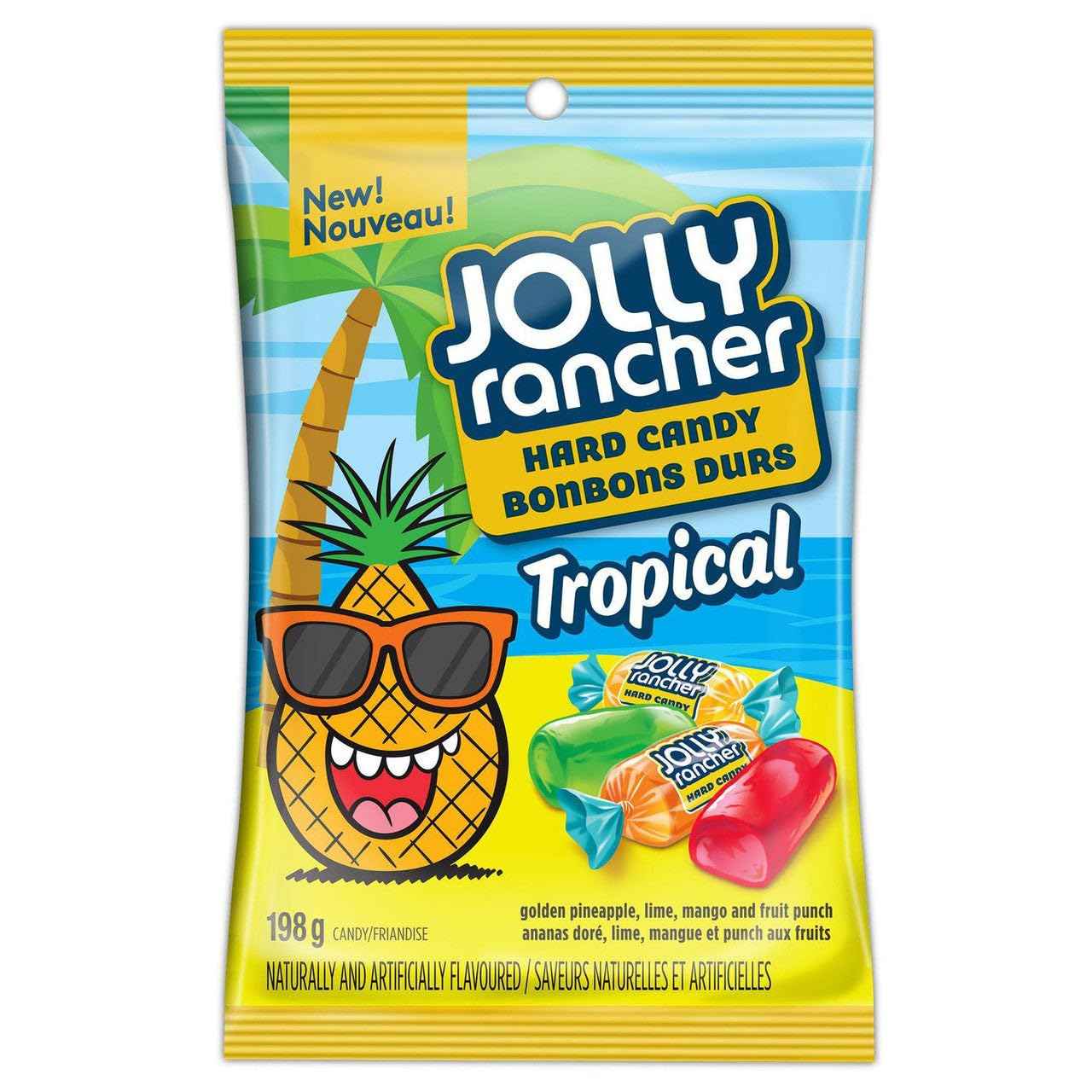 JOLLY RANCHER Tropical Hard Candy – Kid-Friendly Party Favor Bags and Halloween Bowl Fillers for Family Gatherings