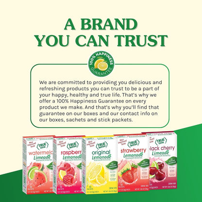 True Citrus Mango Orangeade Drink Mix Packets - Office Desk Hydration for Busy Workday Focus