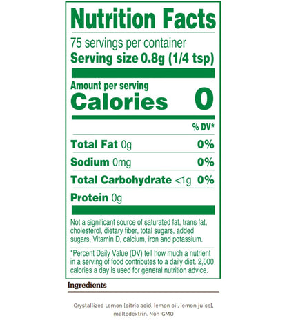 True Lemon Two Pack - Quick Lemon and Lime Seasoning for Office Breakroom and Meal Prep Station, Ready to Sprinkle