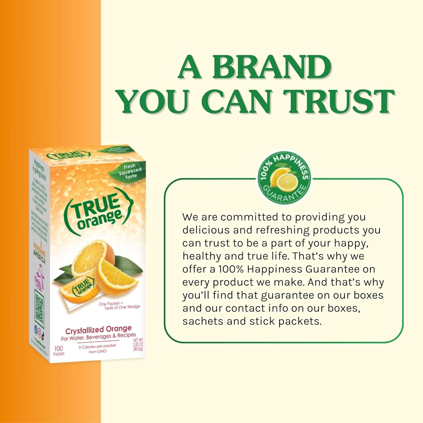 TRUE ORANGE Water Enhancer – Thoughtful Sugar-Free Gift for Health-Conscious Friends and Family