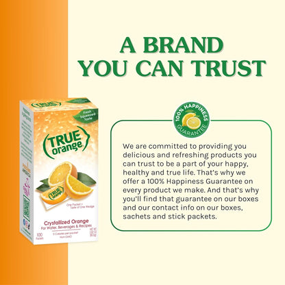 TRUE ORANGE Water Enhancer – Thoughtful Sugar-Free Gift for Health-Conscious Friends and Family
