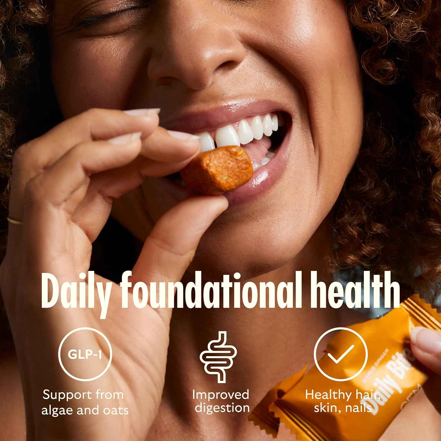 GEM Daily Bites – Mindful Self-Care Supplement for Women, One Calming Chewable Vitamin with Probiotics