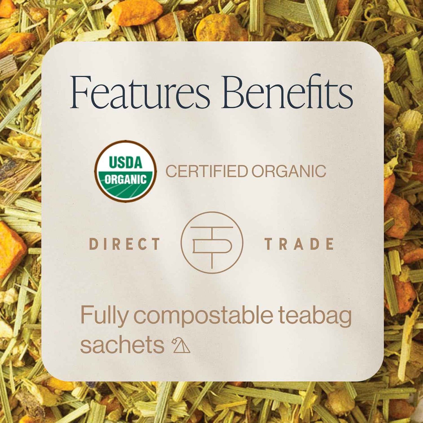 Rishi Tea Turmeric Ginger Herbal Tea – Thoughtful Birthday Gift for Her, Elegant Wellness Sachet Tea Set