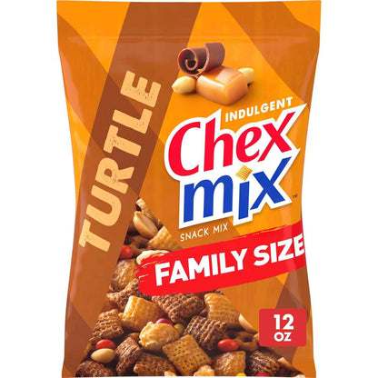 Chex Mix Turtle Snack Mix – Portable Sweet and Salty Trail Mix for Camping, Hiking, and Rest Stops